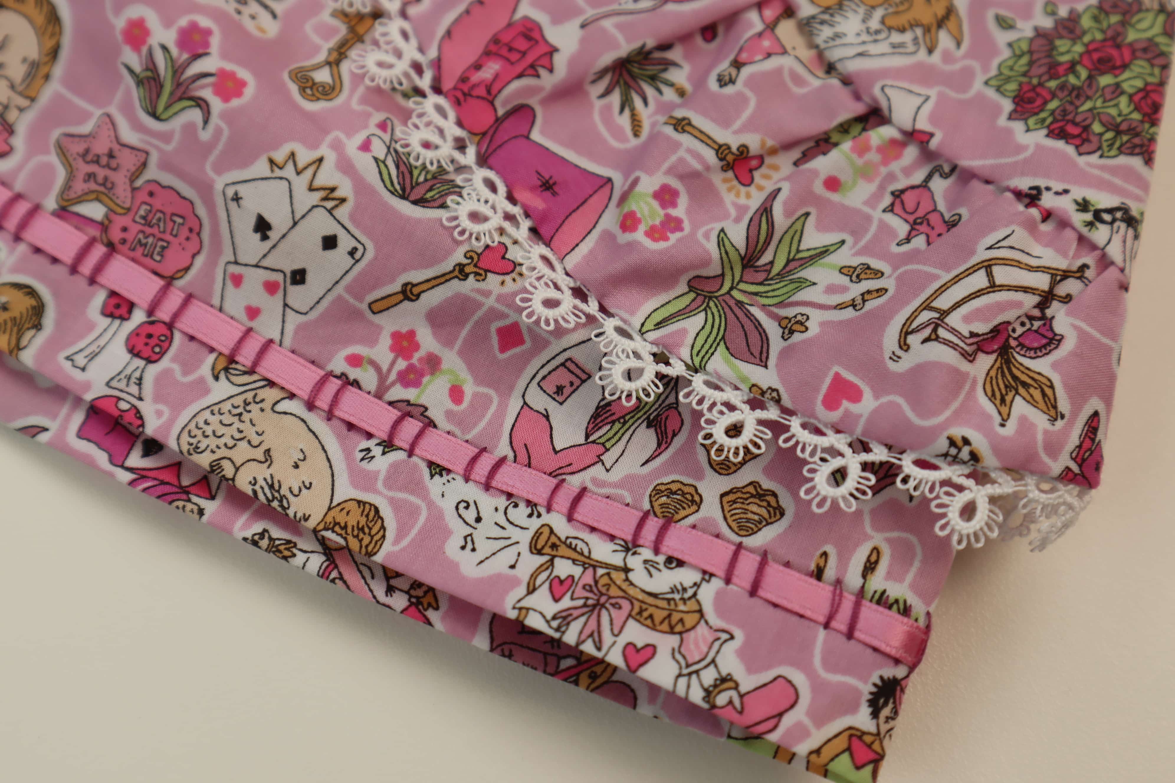 serger masterclass photo (108) Angela Wolf Airflow Masterclass Ladder Stitch